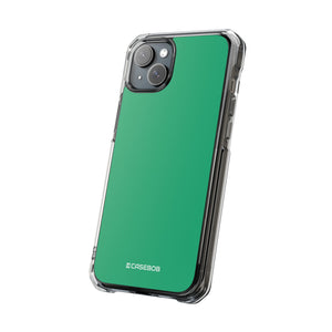 Crayola Green | Phone Case for iPhone (Clear Impact Case - Magnetic)