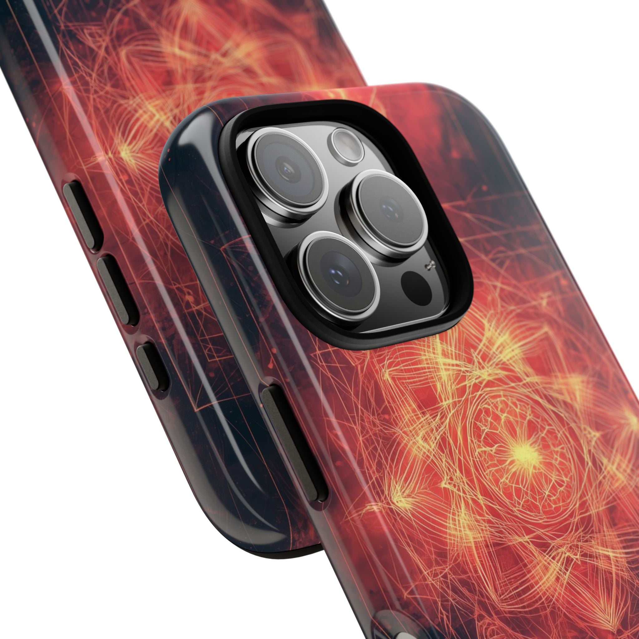 Flames Embrace Sky - iPhone Case