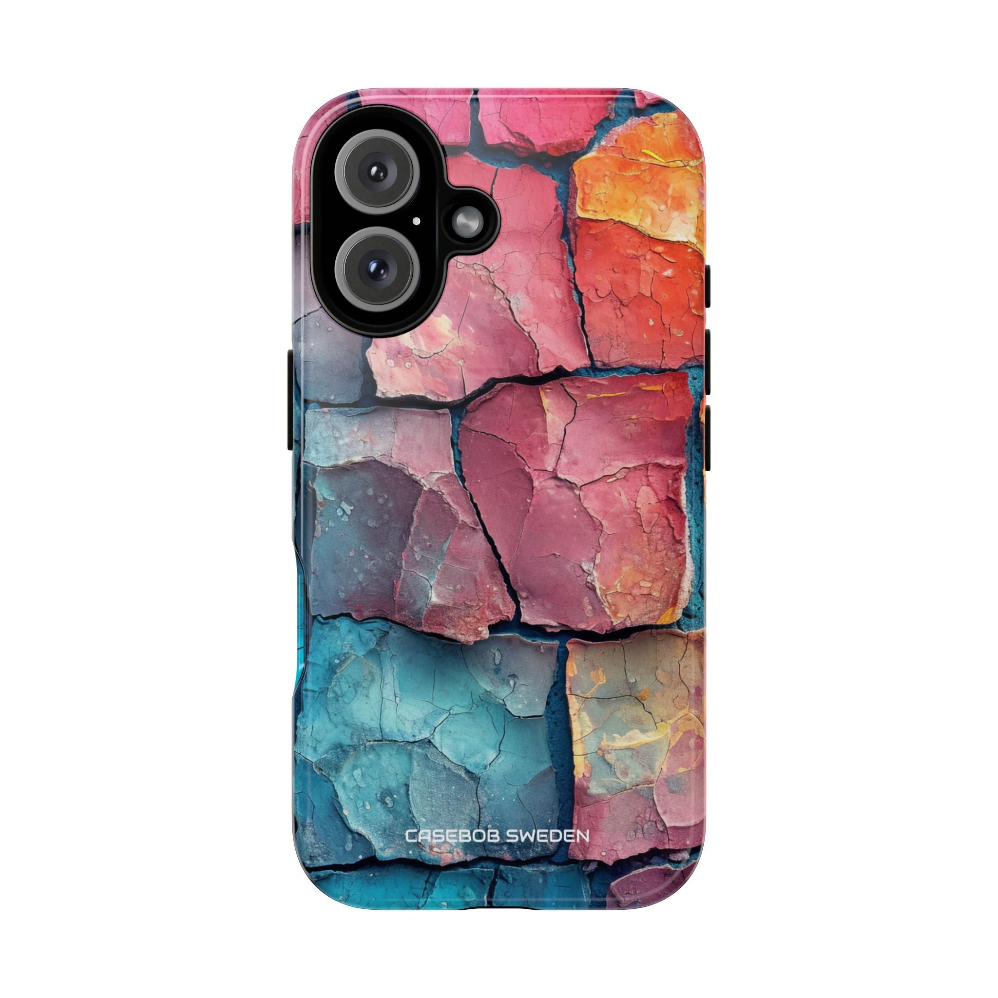 Cracked Earth Mosaic - Tough iPhone 16 Phone Case