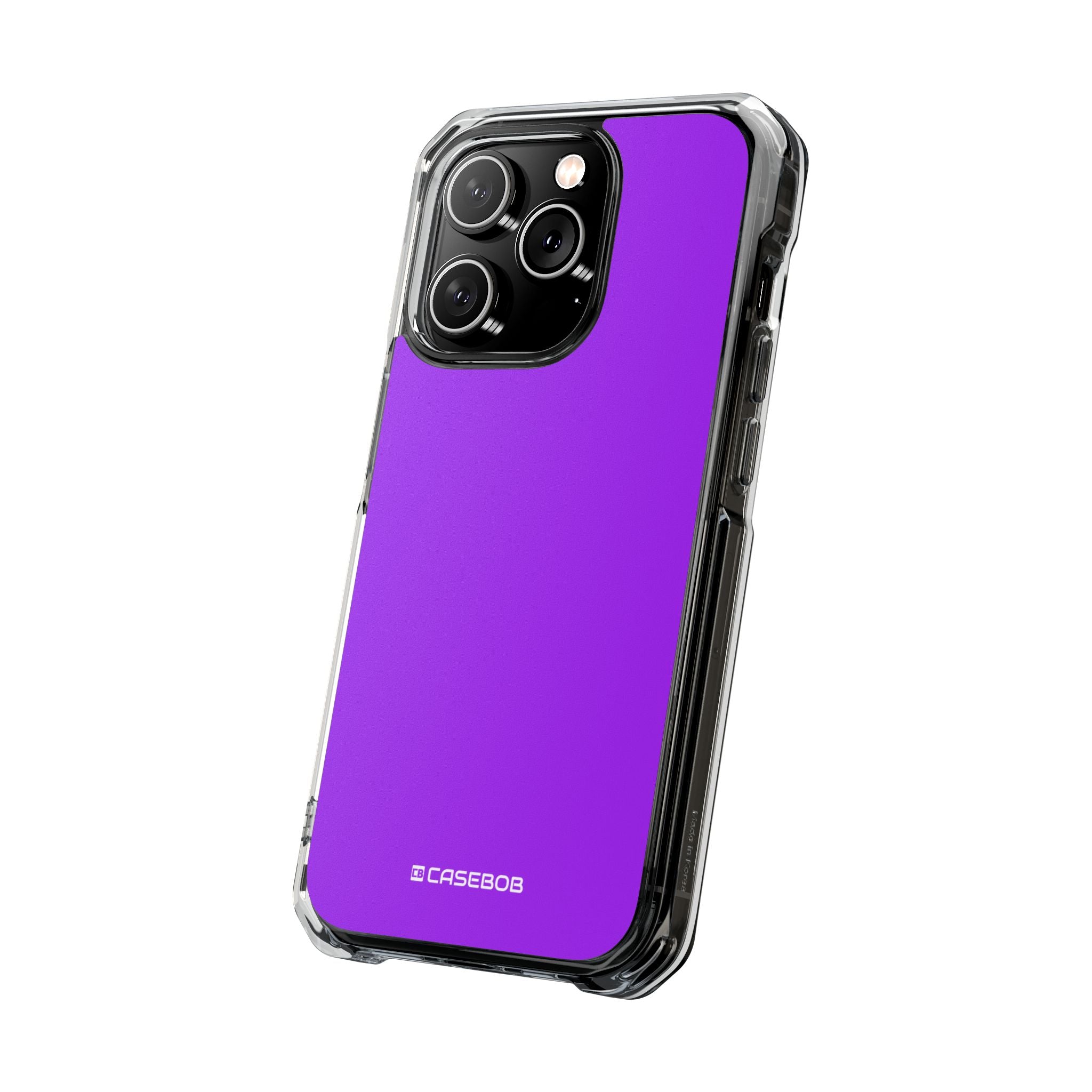 Purple Charm - Clear Impact Case for iPhone