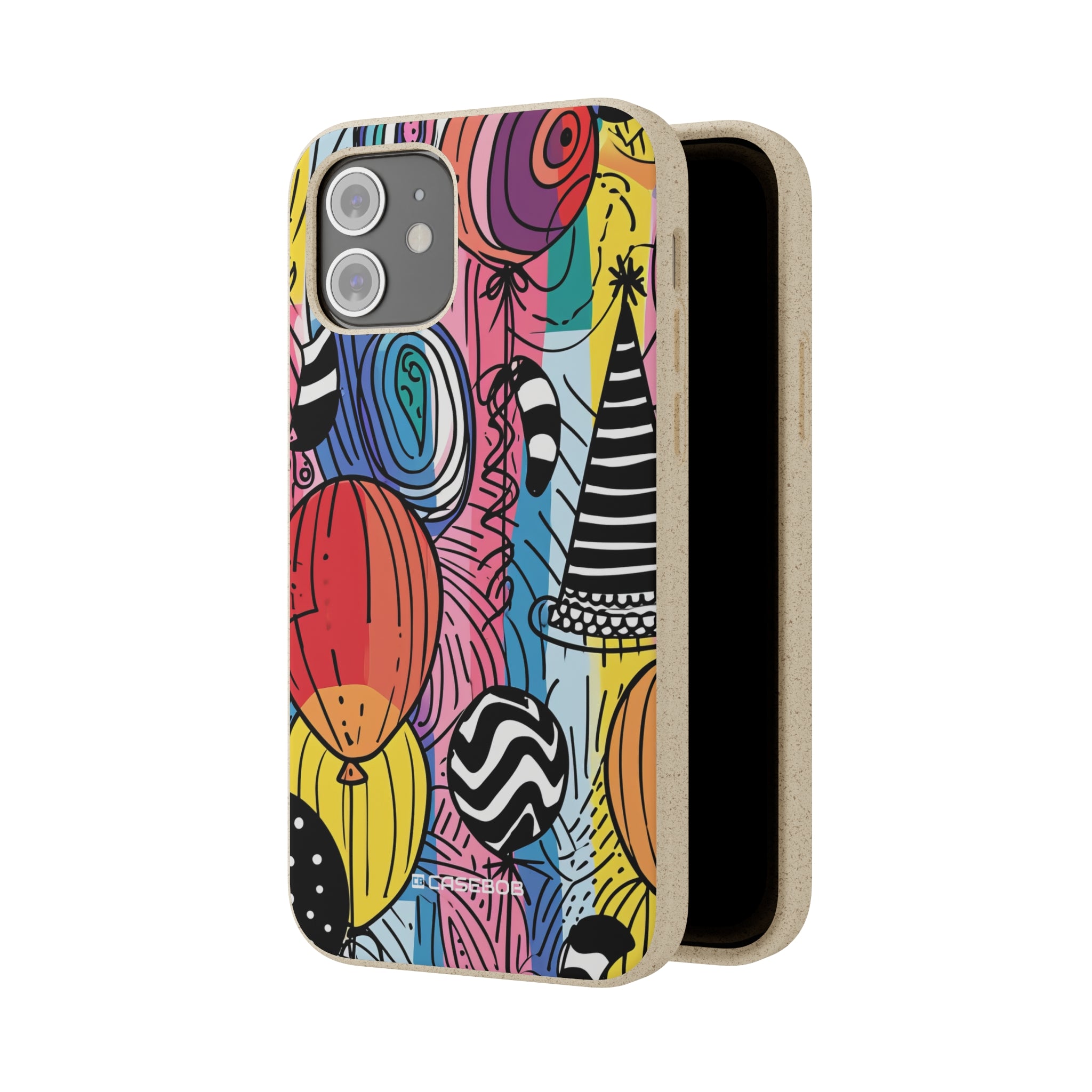 Vibrant Party Whimsy | Biodegradable Phone Case