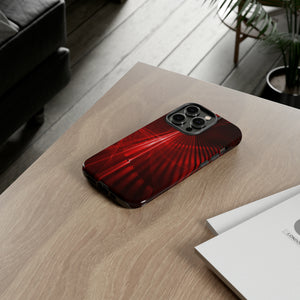 Red Disco Lights - Protective Phone Case