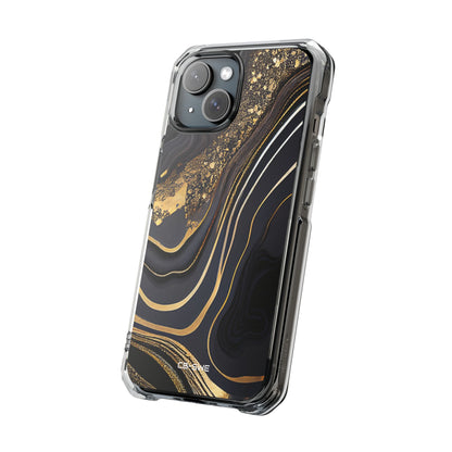 Elegant Gold Streams iPhone Case - Impact