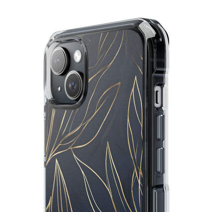 Modern Gold Leaves iPhone Case - Impact