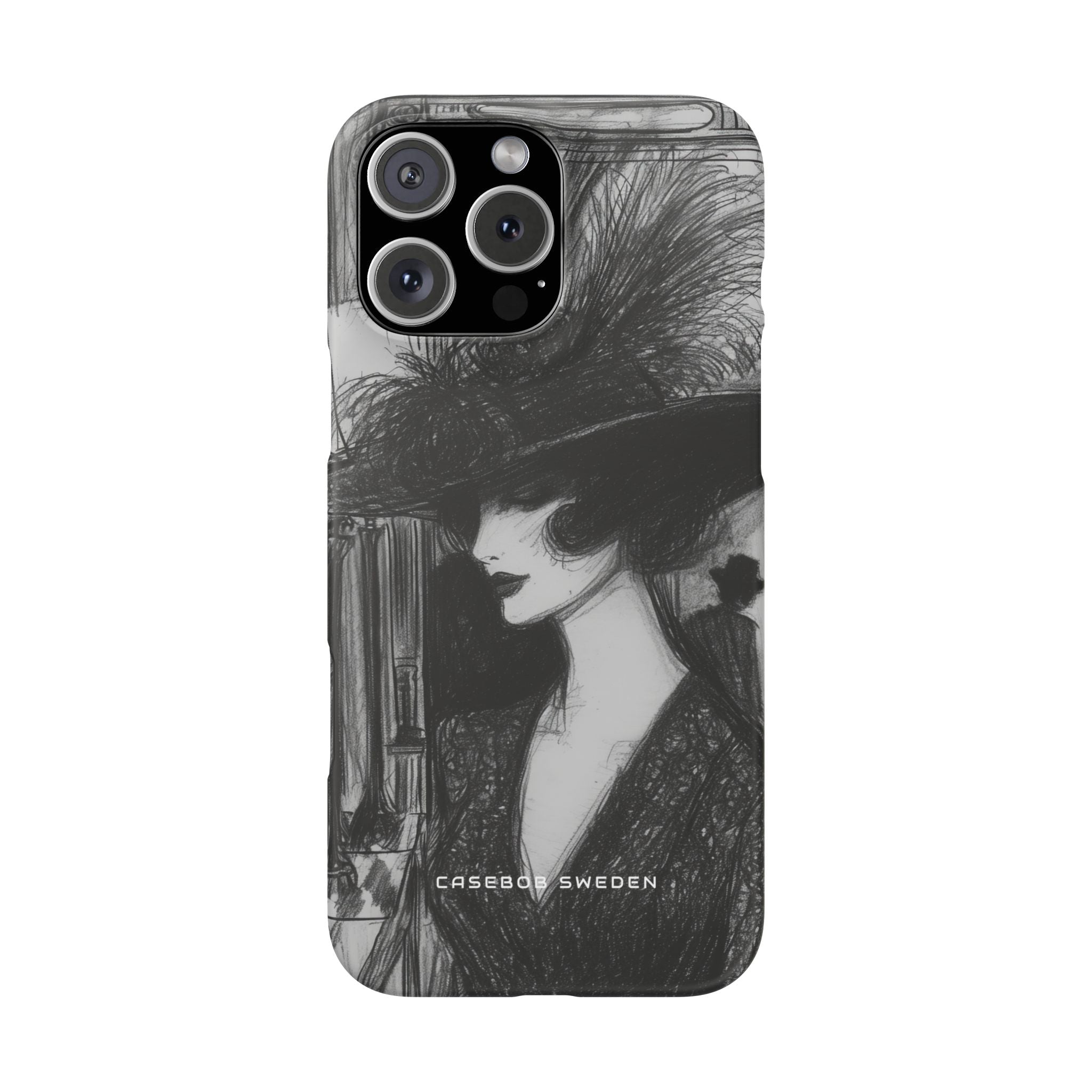 Timeless Elegance in Monochrome iPhone 16 - Slim Phone Case