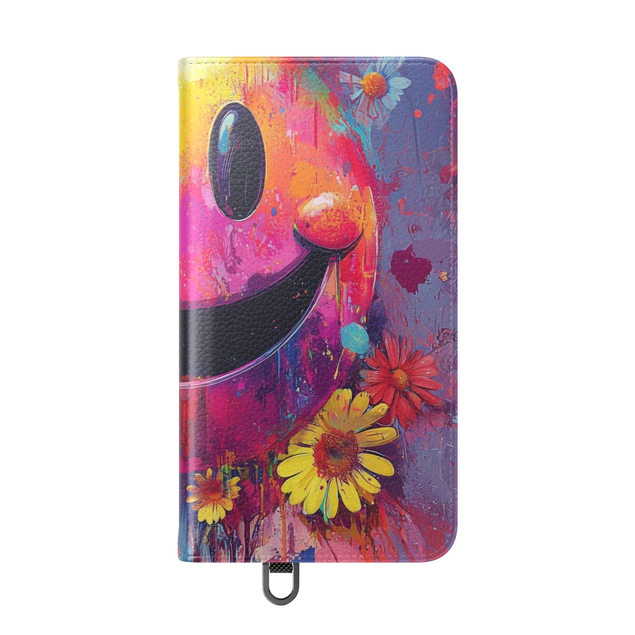 Smiley Bloom Drip - Samsung S24 Case - Wallet
