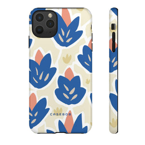 Blue Happy Flower - Protective Phone Case