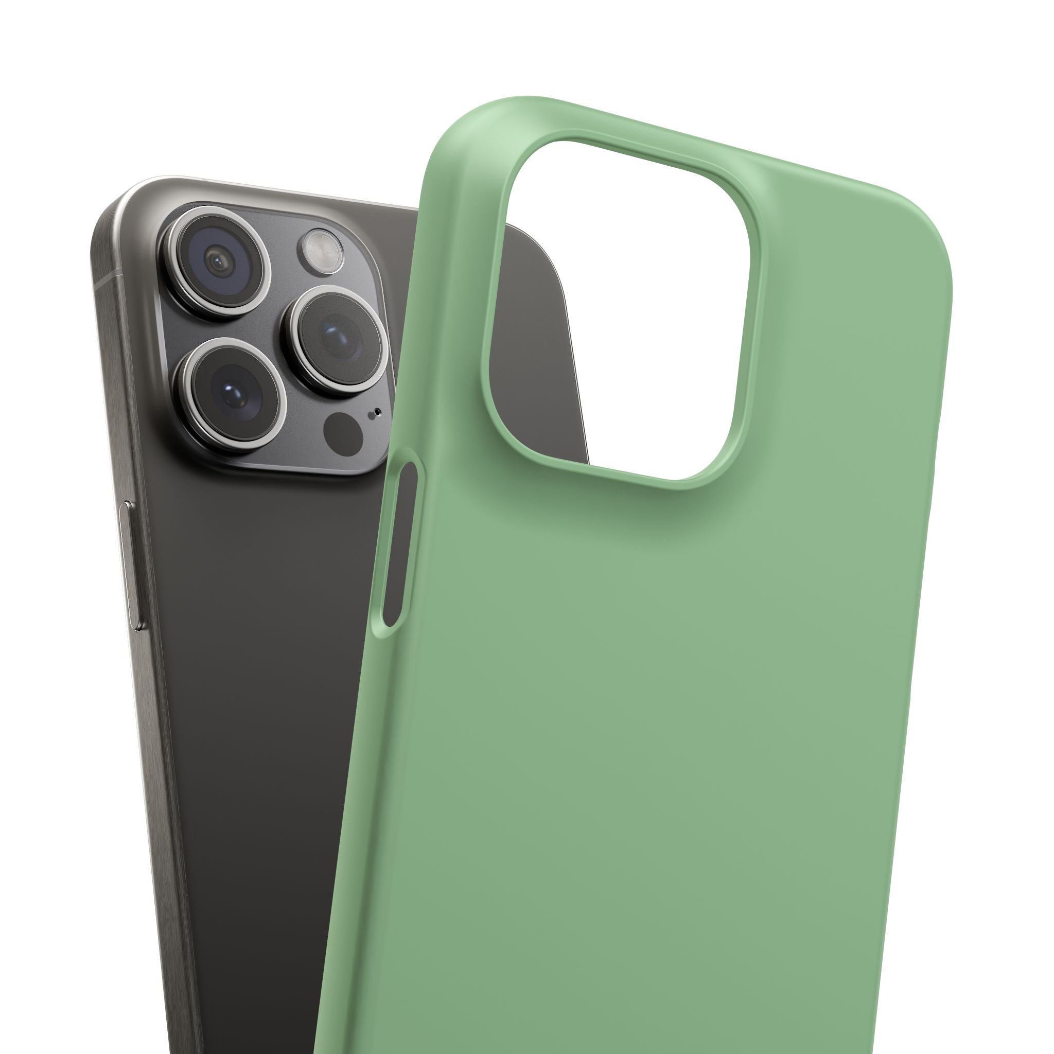 Dark Sea Green iPhone 15 - Slim Phone Case