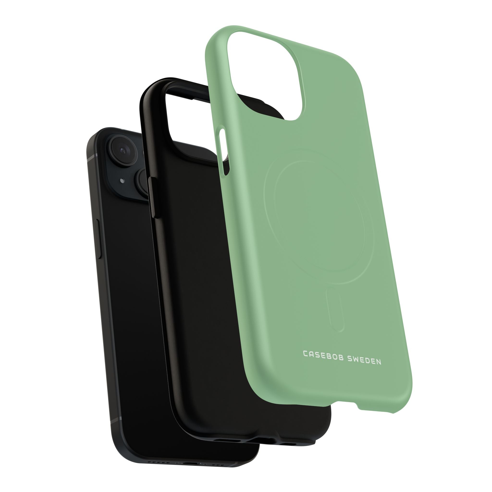 Dark Sea Green iPhone 15 | Tough+ Phone Case