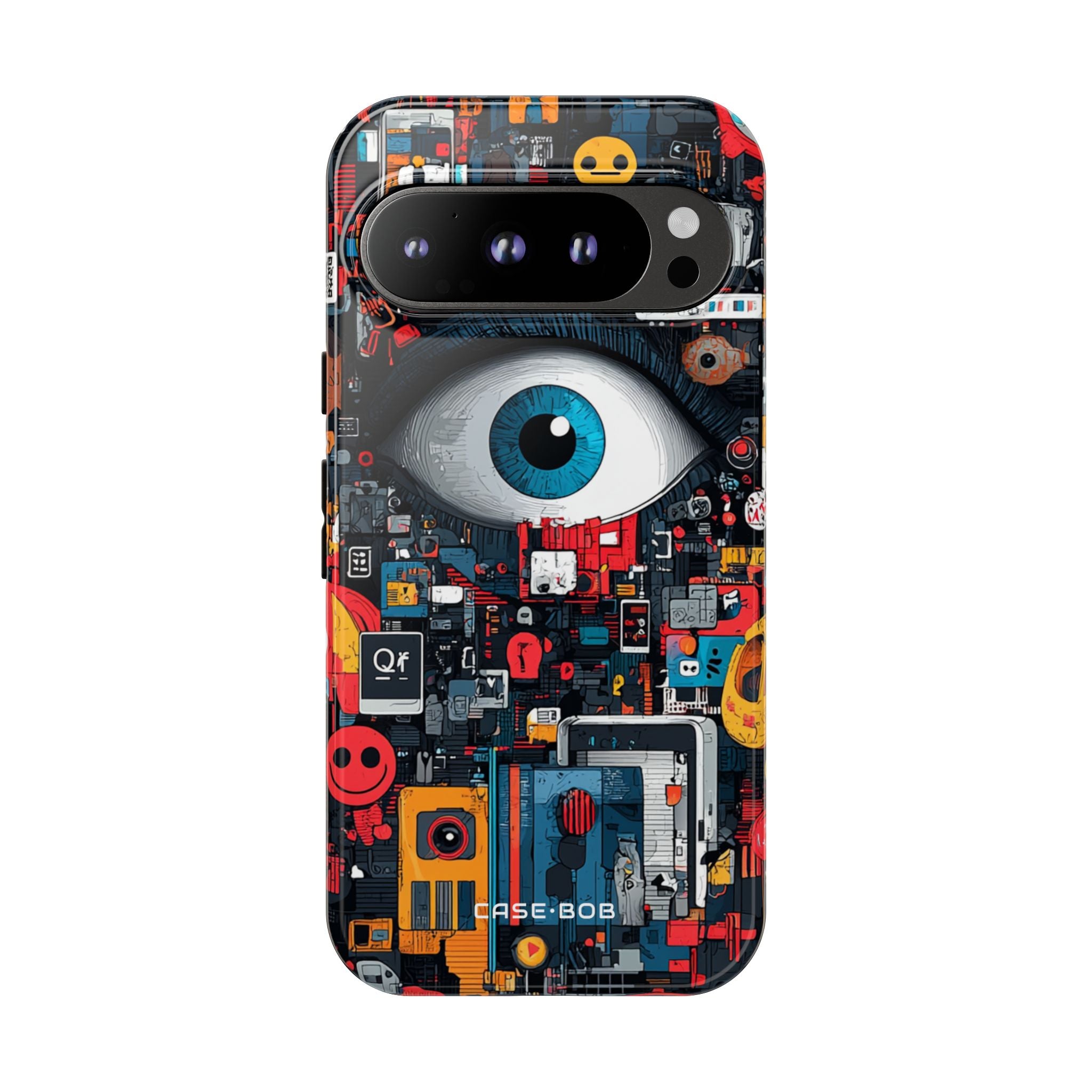 Digital Eye Blue Google Pixel 9 Pro Case - Tough