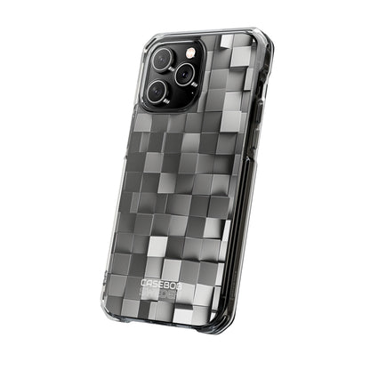 Monochrome Cube Depth iPhone 14 - Impact Clear+