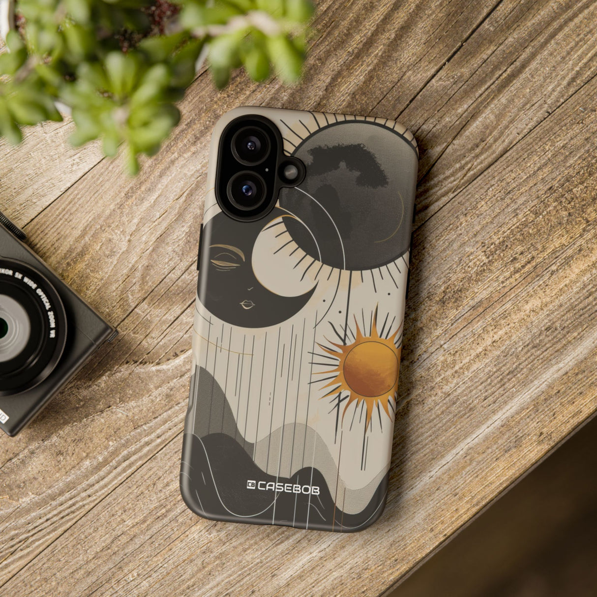 Celestial Harmony: Sun and Moon - for iPhone 16