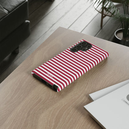 Red Stripes Wrap - Samsung Case