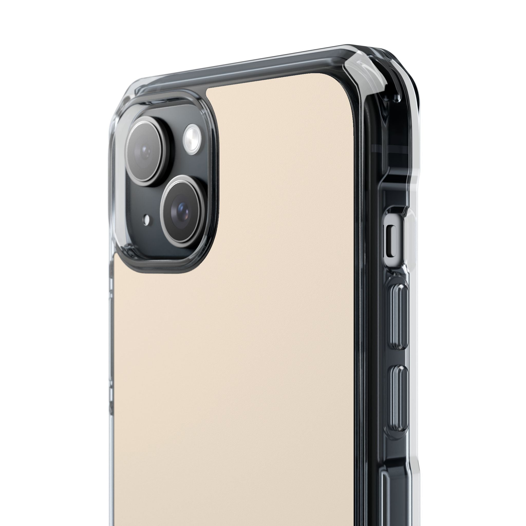 Alabaster White - Clear Impact iPhone 15 Phone Case