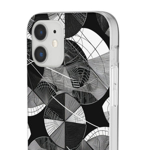 Geometrische Eleganz | Flexible Handyhülle für iPhone