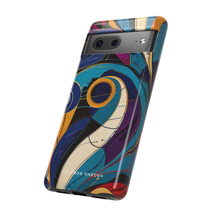 Vintage Vortex Harmony Google Pixel 7 - Tough Phone Case