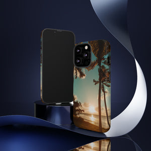 Sundown Palmtrees - Protective Phone Case