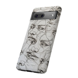 Ethereal Faces | Protective Phone Case for Google Pixel