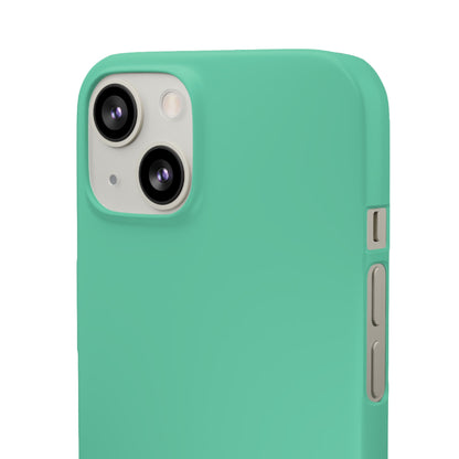 Medium Aquamarine iPhone 13 - Slim Phone Case