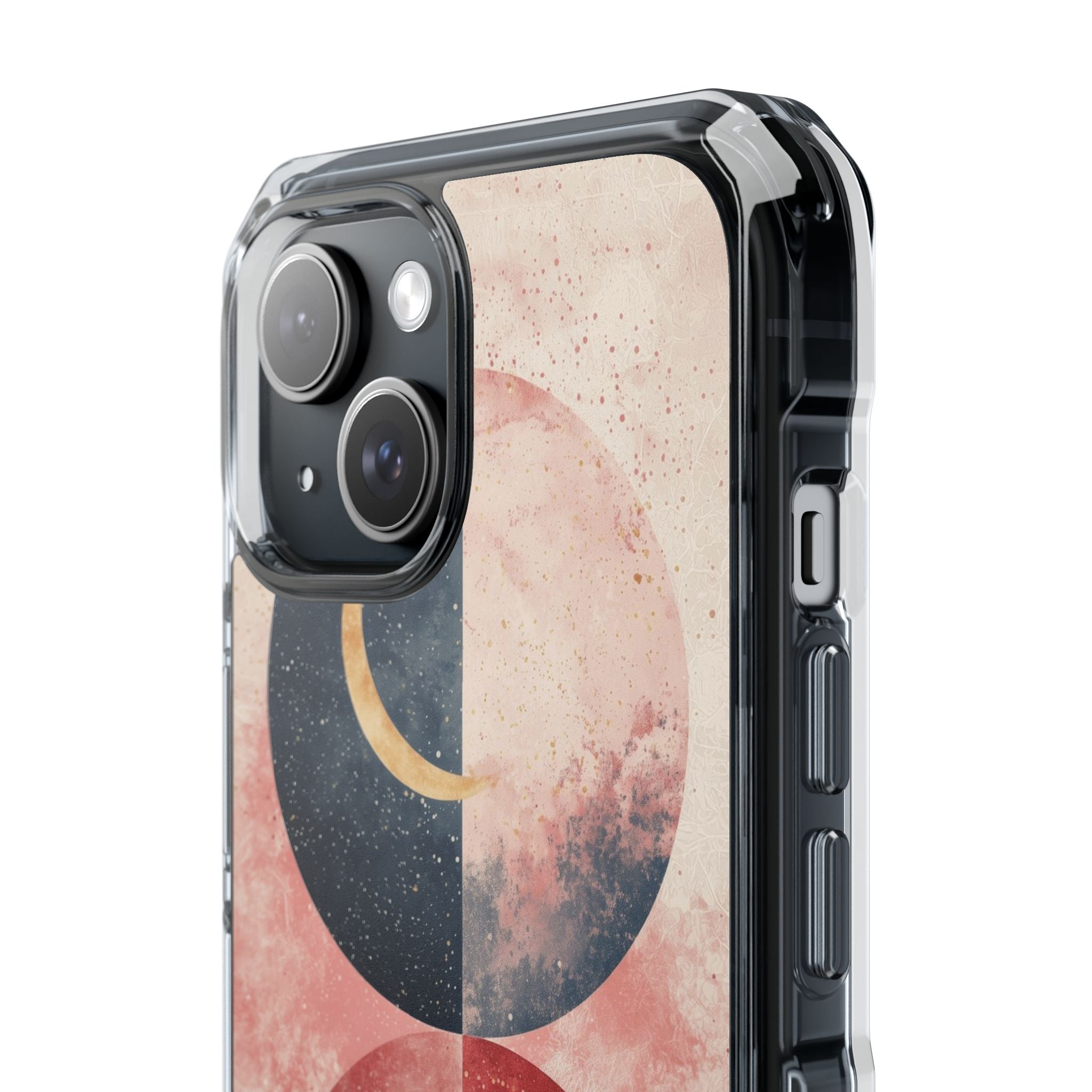 Crescents Embrace Stars iPhone Case - Impact