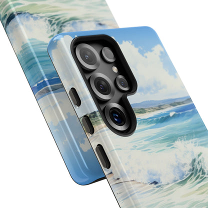 Foamy Wave Breeze Samsung S25 Ultra Case - Tough