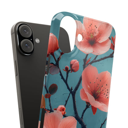 Floral Harmony Burst iPhone 16 - Slim Phone Case