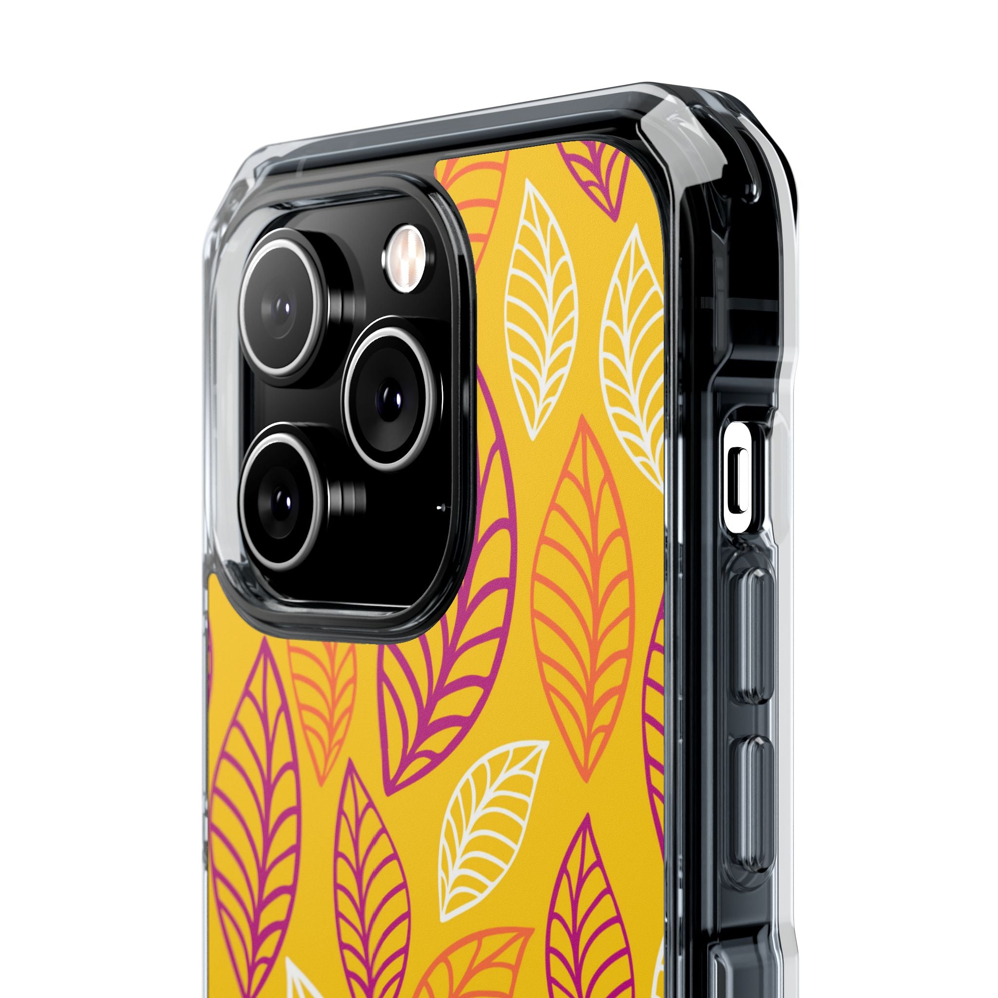 Vibrant Leaf Symphony iPhone Case - Impact