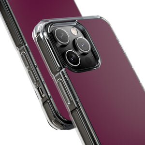 Tyrian Purple | Handyhülle für iPhone (Clear Impact Case – magnetisch) 