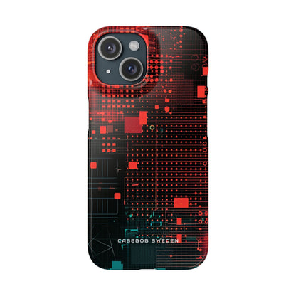 Gradient CyberFlux iPhone 15 - Slim Phone Case