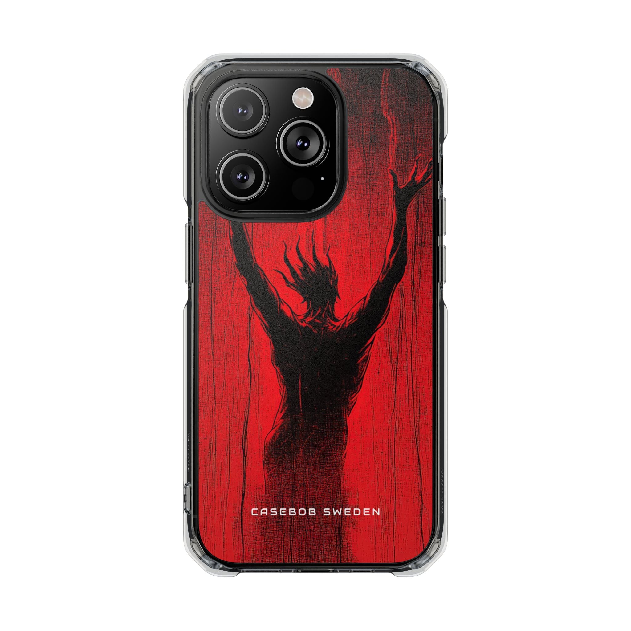 Crimson Despair iPhone 14 - Clear Impact Phone Case