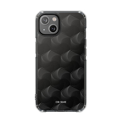 Geometric Spiral Illusion iPhone Case - Impact