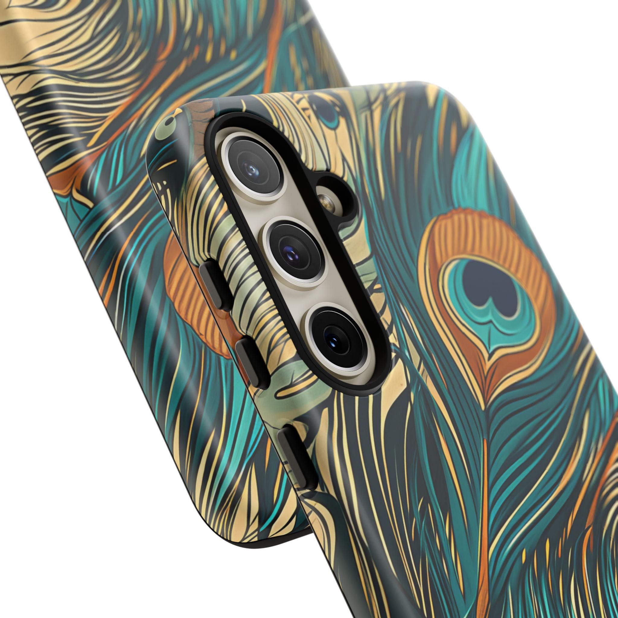 Art Nouveau Peacock Elegance Samsung S24 - Tough Phone Case