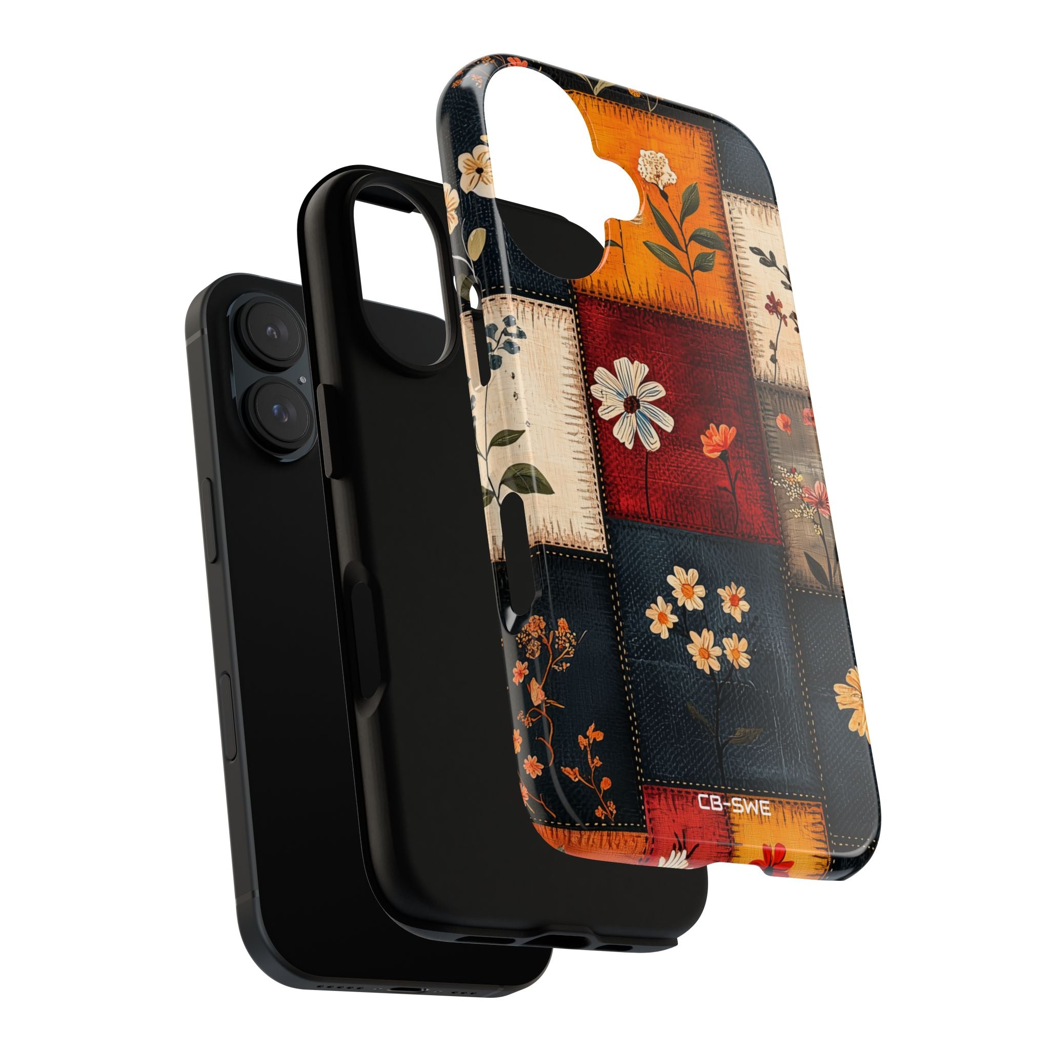 Floral Patches Bloom - iPhone Case