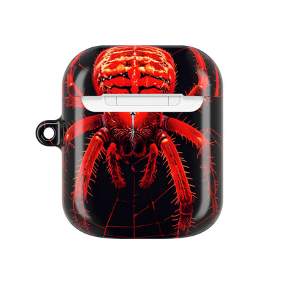 Crimson Spiderweb - AirPods Case