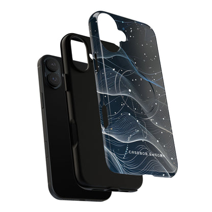 Gradient Neural Waves iPhone 16  Tough+ Phone Case