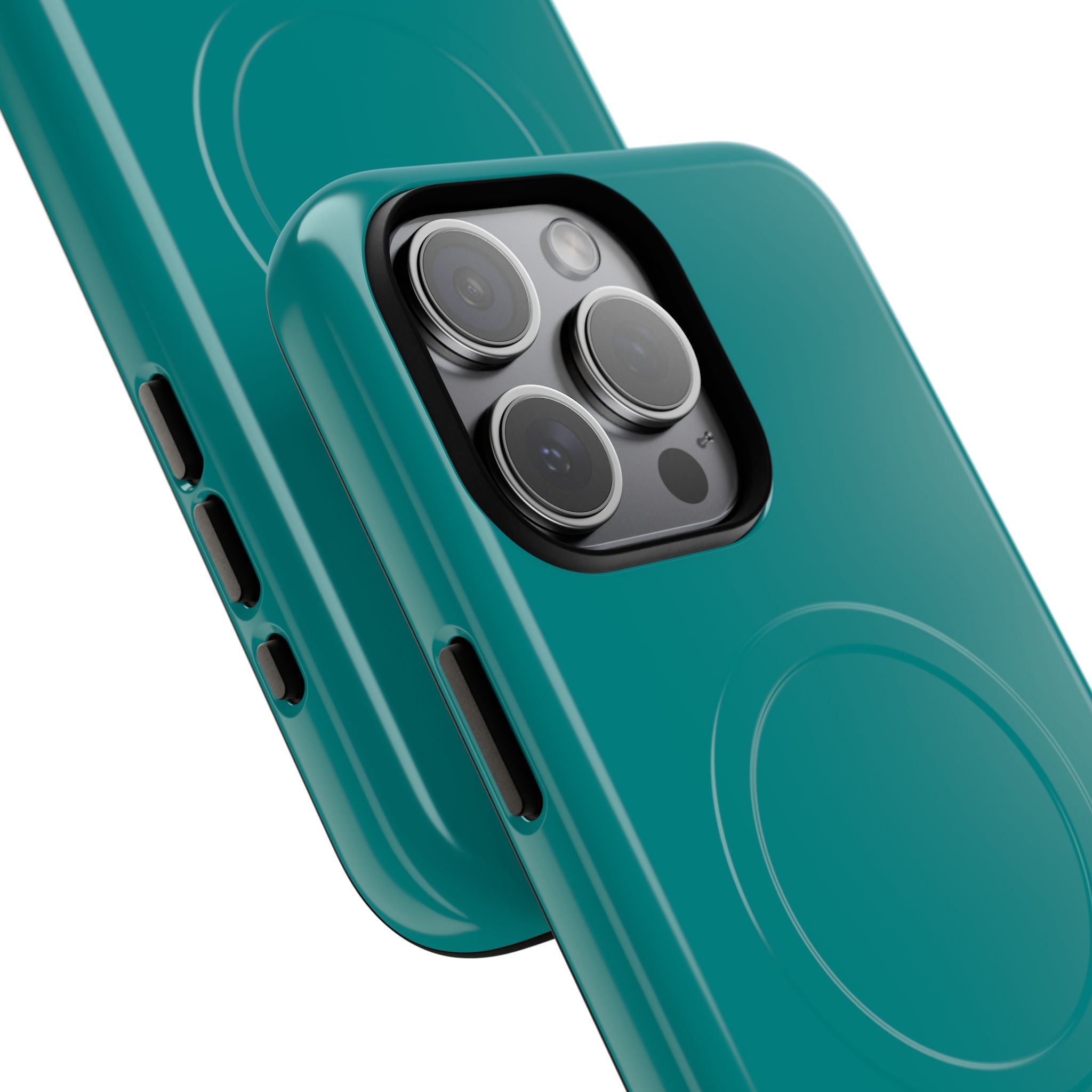 Dark Cyan iPhone 15 | Tough+ Phone Case