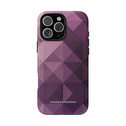 Gradient Purple Mosaic iPhone 16 - Tough Phone Case