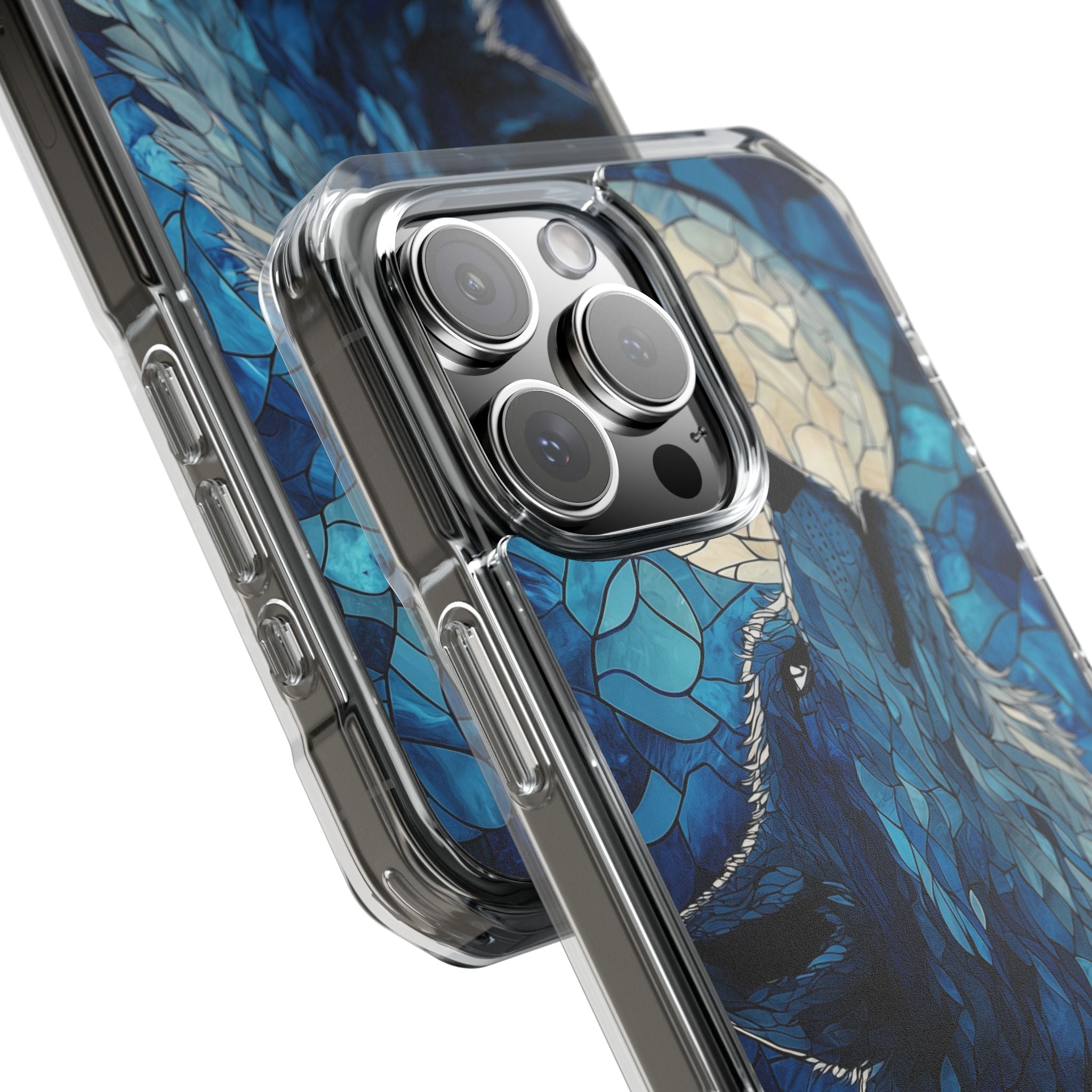 Wolf Howls Moonlight iPhone Case - Impact