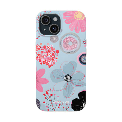Bloom Whirl iPhone 15 Case - Soft