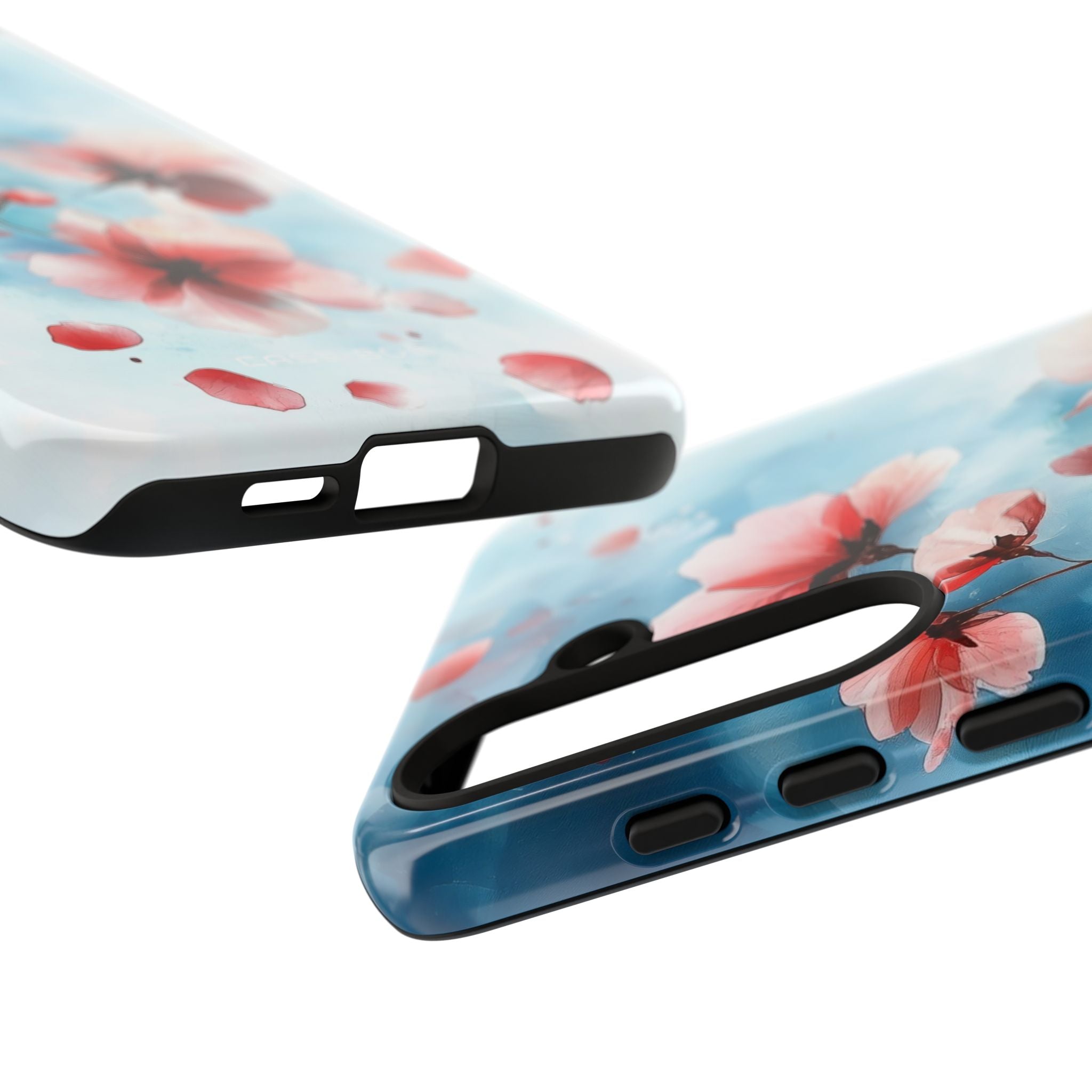 Pink Blossom Drift Samsung S24 Plus Case - Tough