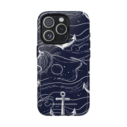 Gradient Anchorflow Waves iPhone 15 | Tough+ Phone Case