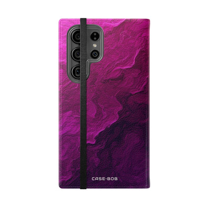 Purple Swirl - Samsung S23 Ultra Case - Wallet