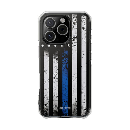 Modern Grunge Flag iPhone Case - Impact