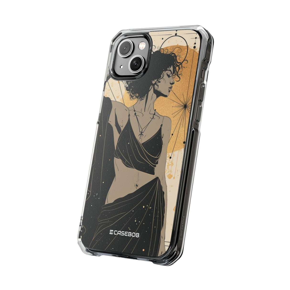 Celestial Elegance - Phone Case for iPhone (Clear Impact - Magnetic)