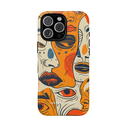 Gradient Face Mosaic iPhone 16 | Tough+ Phone Case