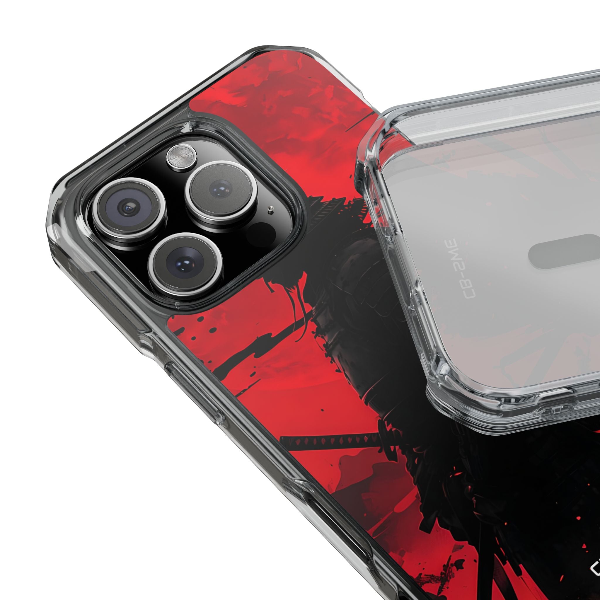 Red Samurai Shadow iPhone Case - Impact