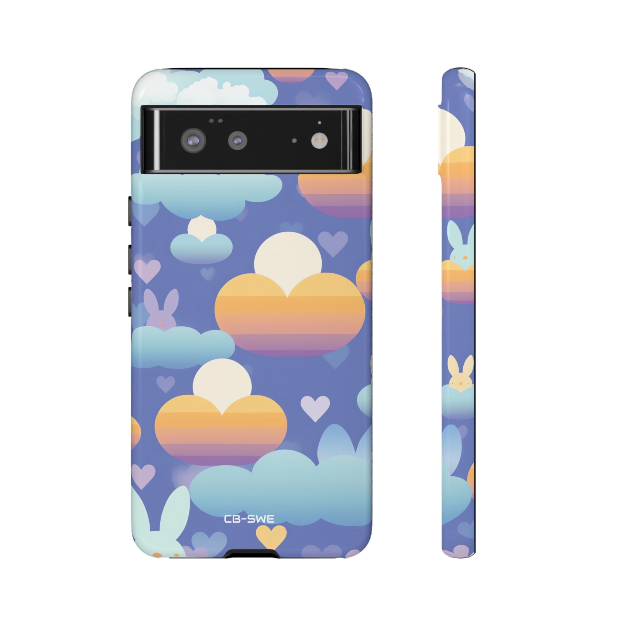 Bunnies Dance Among Clouds - Google Pixel Case