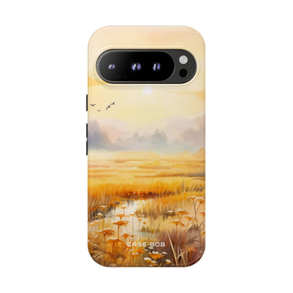 Glowing Sunrise Google Pixel 9 Pro Case - Tough