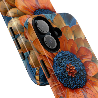 Mosaic Blossom Harmony iPhone 16 - Tough Phone Case