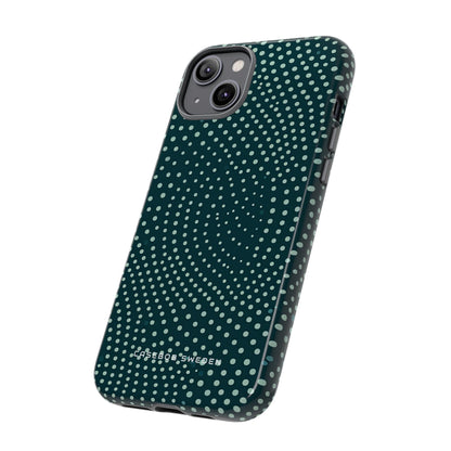 Teal Rippleflow iPhone 14 - Tough Phone Case